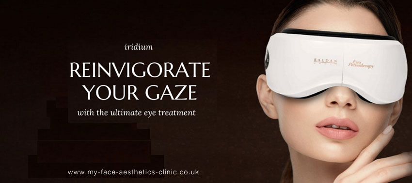 teatment to eye area using iridium Contour 